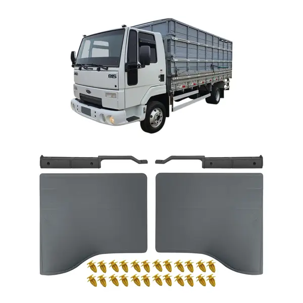 Forro Porta Caminhão Ford Cargo Courvin c/ Braço e Presilhas (par)