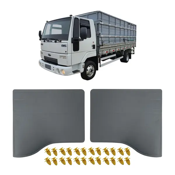 Forro Porta Caminhão Ford Cargo Courvin c/ Presilha (par)