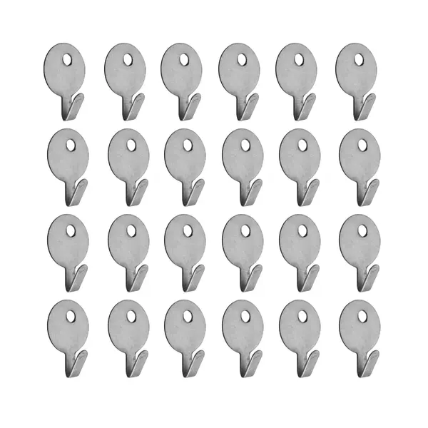 Gancho Cortina Universal Ferro ( 24 Peças )