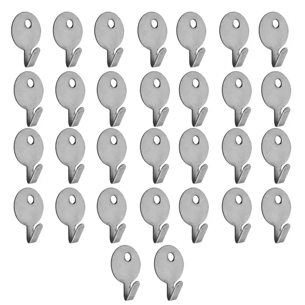 Gancho Cortina Universal Ferro ( 30 Peças )