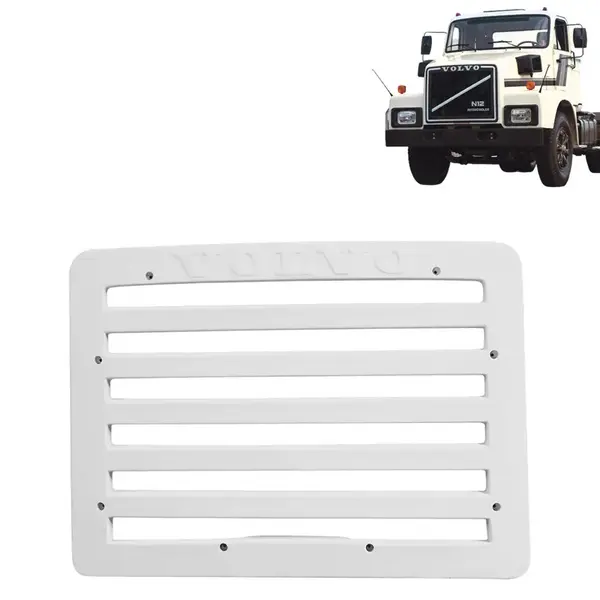 Grade Frontal Capo em Fibra para Caminhão Volvo N10 / N12 Turbo / Intercooler