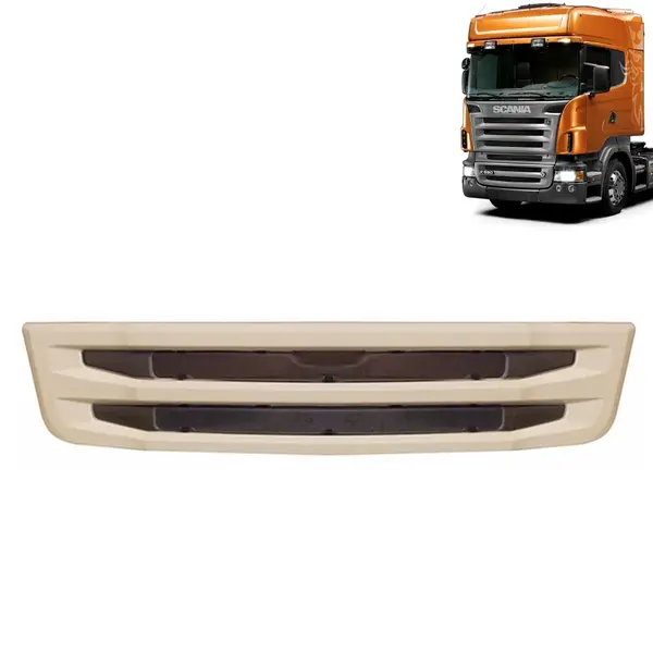 Grade Frontal Inferior Com Telas para Caminhão Scania P / G / R – S5 após 2010