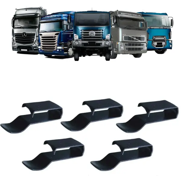 Grampo Fixador Chicote Chassis 55mm Kit 5 Peças para Caminhões