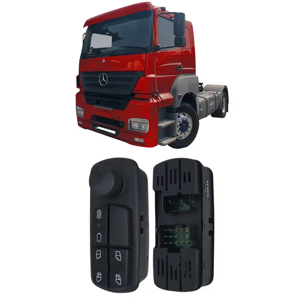 Interruptor Tecla Vidro Eletrico Caminhão MB Axor L/e