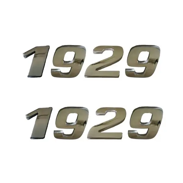 Jogo Emblema Adesivo Cromado Caminhão MB 1929