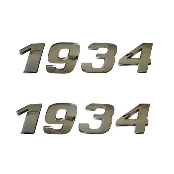 Jogo Emblema Adesivo Cromado Caminhão MB 1934