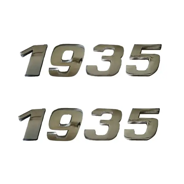 Jogo Emblema Adesivo Cromado Caminhão MB 1935