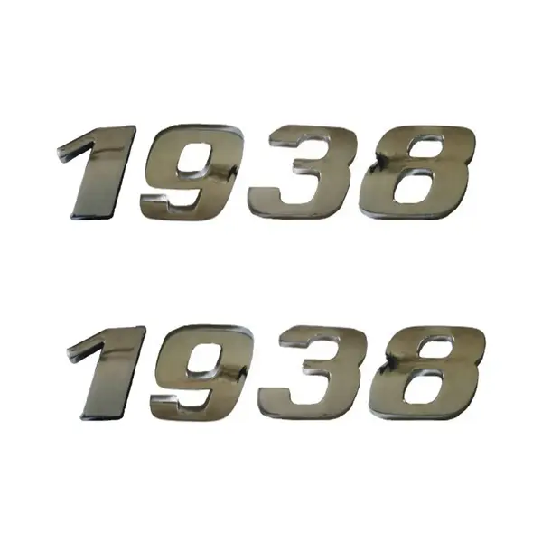 Jogo Emblema Adesivo Cromado Caminhão MB 1938