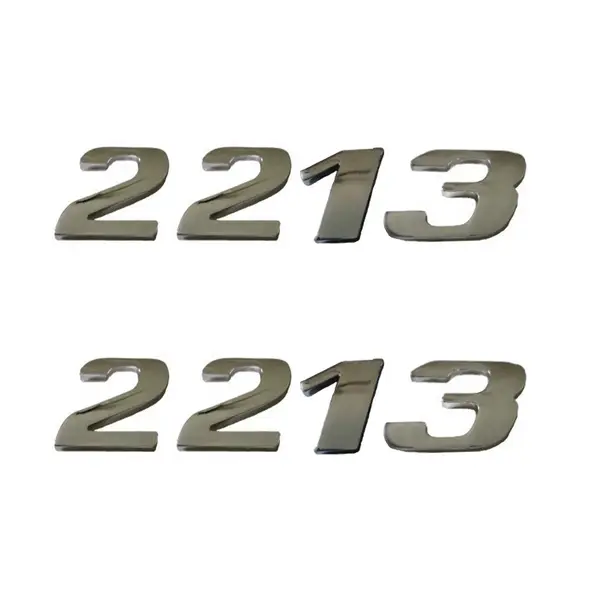 Jogo Emblema Adesivo Cromado Caminhão MB 2213