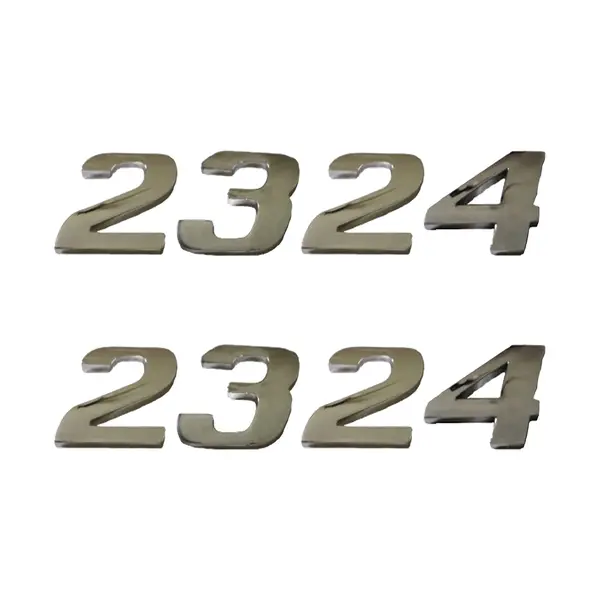Jogo Emblema Adesivo Cromado Caminhão MB 2324