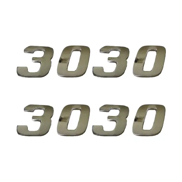 Jogo Emblema Adesivo Cromado Caminhão MB 3030