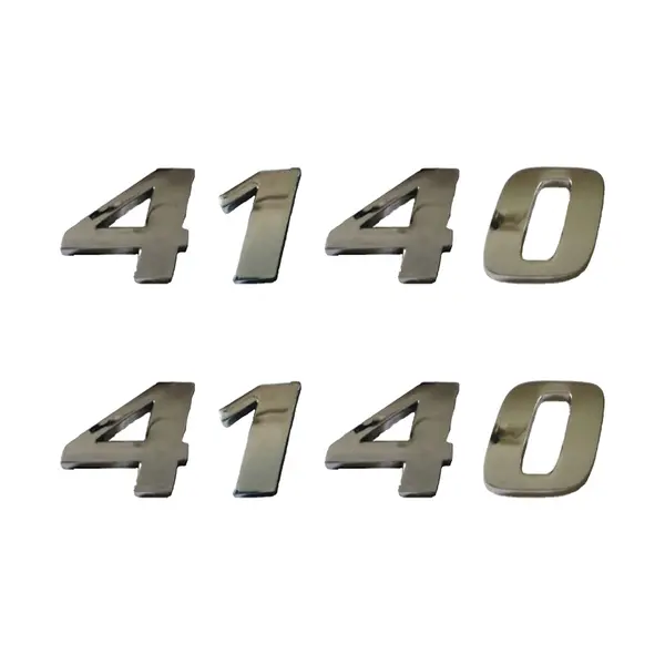 Jogo Emblema Adesivo Cromado Caminhão MB 4140