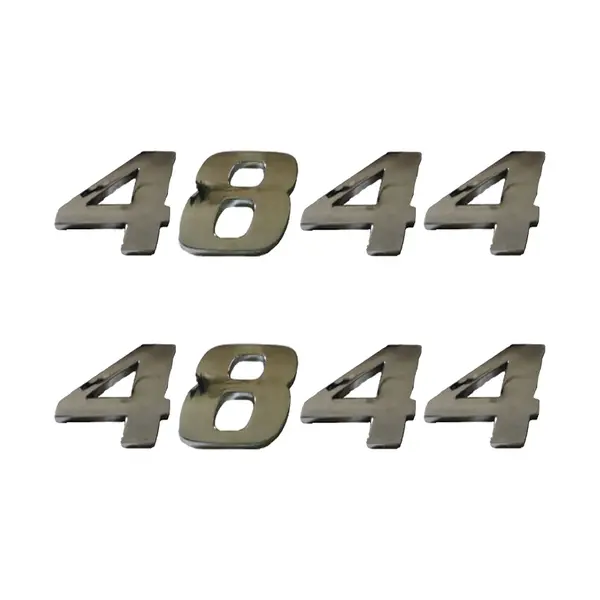 Jogo Emblema Adesivo Cromado Caminhão MB 4844