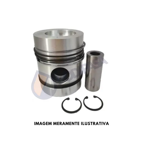 Jogo Pistao Aneis Motor MB OM364 OM366 — S48520-STD