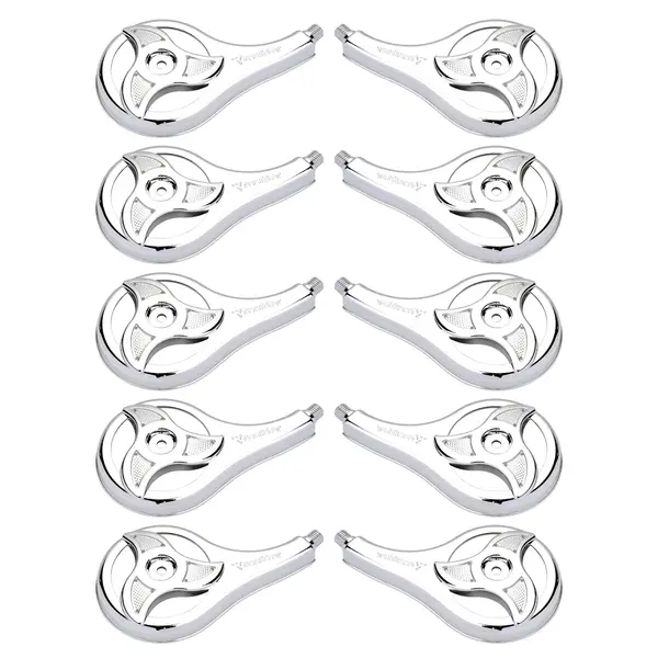KIT 10 Calotas Rodo-ar Caminhão Elipse Cristal Resfriar Plástico