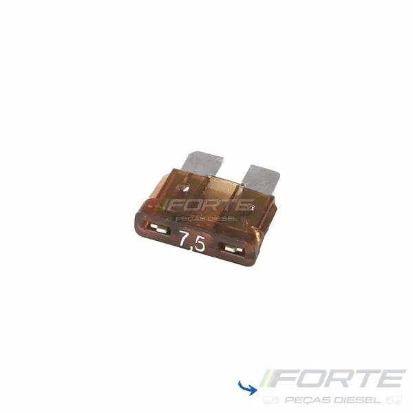 KIT 10 Fusiveis Lamina 7.5A Marrom Universal — K1007S