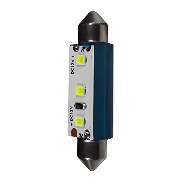 KIT 10 Lampada LED Torpedo 44 Branca 24V Univ — U1175
