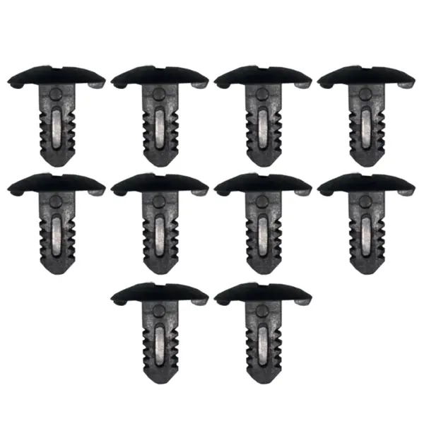 Kit 10 Presilhas para Pedal de Caminhão Preta em Plástico Resistente