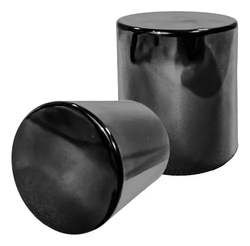 Kit 100 Capa Porca Boliviana Black Preta Roda Caminhão 27mm