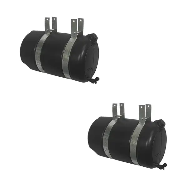 Kit 2 Corote Agua Reservatório Caminhão 26 Lt Preto C/alças