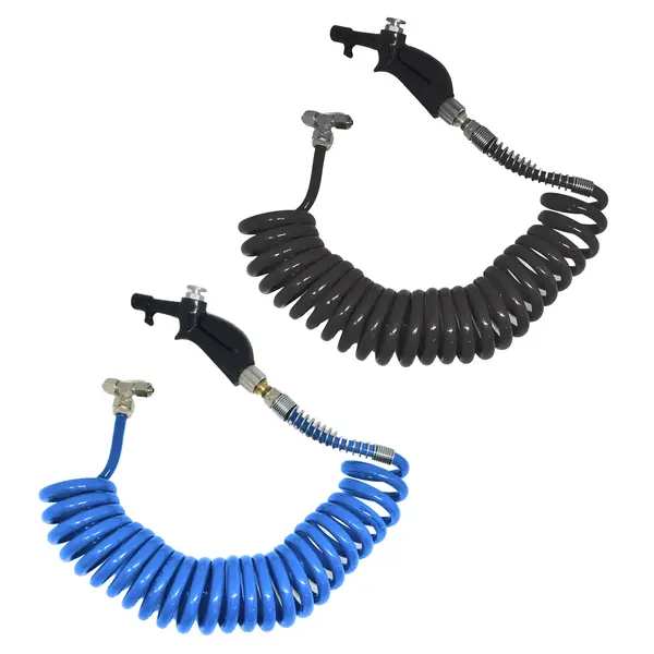 KIT 2 Pistola de Ar com Mangueira para Caminhão e Conexão