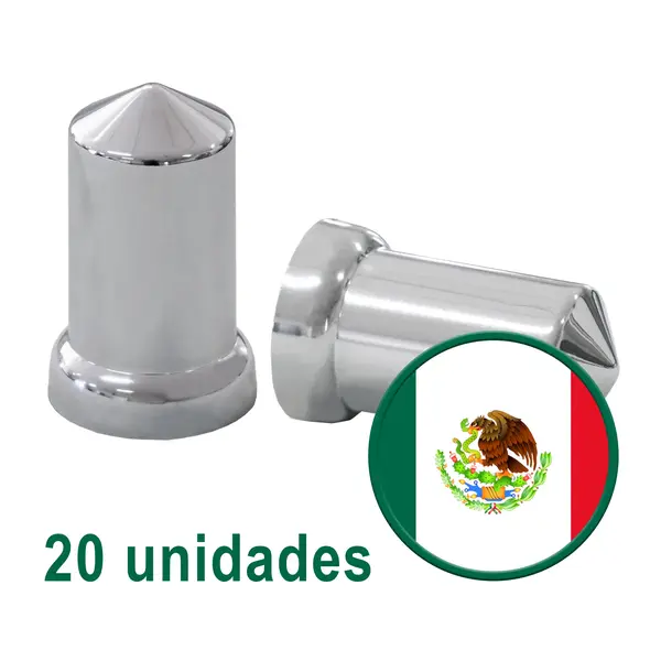 KIT 20 Capas Cromada para Porca 32 33 Mm Mexicana