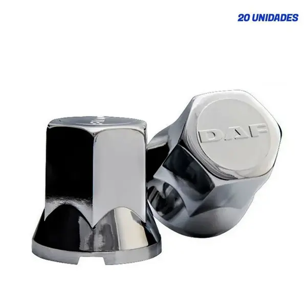 Kit 20 Capas Porca Cromada DAF 32mm