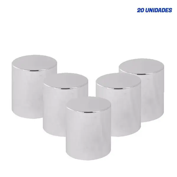 Kit 20 Capas Porca Cromada Grega 32/33MM