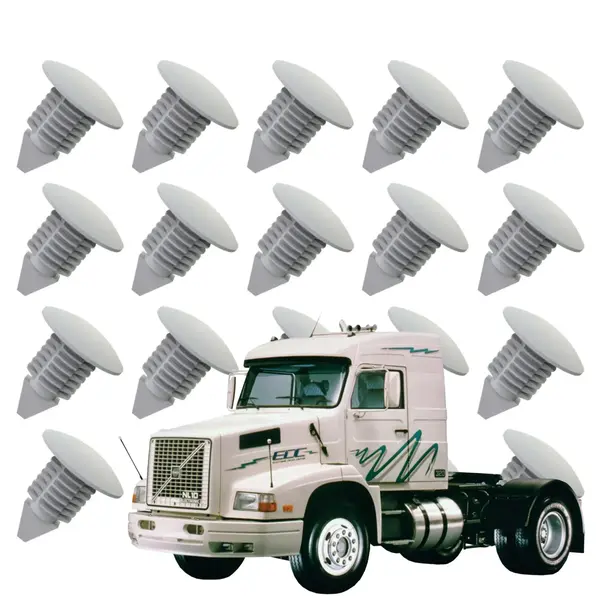KIT 20 Presilha Forro Teto VW Worker Cinza Claro
