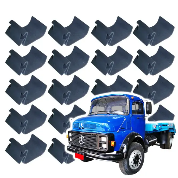 Kit 20 Presilhas para Forro de Revestimento de Teto MB 1113 Cabine Alta