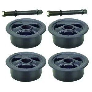Kit 4 coxim cabine traseira com 2 parafusos TJG899397 2TA899369