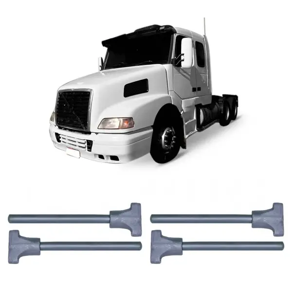 KIT 4 Varao Suporte Paralama Caminhão Volvo Cavalo FH12 NH12