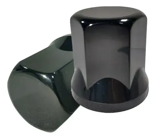 Kit 40 Capa De Porca Sextavada 32 33mm Black