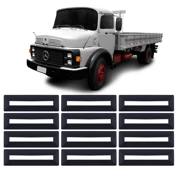 KIT Borracha Dobradiça Porta MB 1113 2013 S/aba 12 - Peças