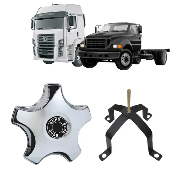 KIT Calota 5 Pontas Aro 20/22 C/sup. Ford CARGO/14000 e VW