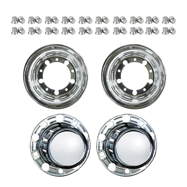 KIT Calota Caminhão Cavalo Toco Aro 22,5 Speedline C/cubo