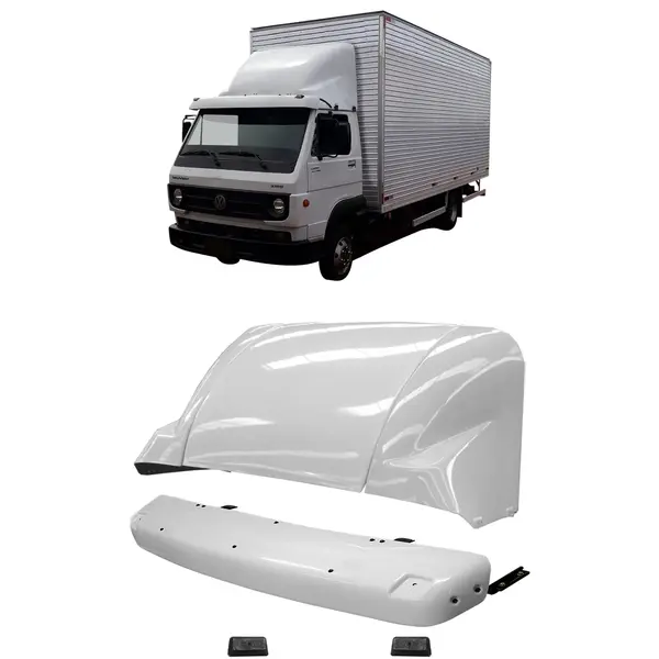 KIT Defletor Parcial e Tapa Sol Caminhão VW Delivery Worker 3/4
