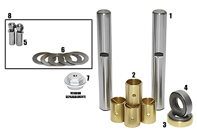KIT Embuchamento para Ford F1000 72 ate 95 — VA054/STD