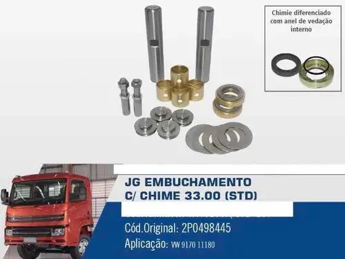 KIT Embuchamento para VW 8150E 8160 9160 10160 — 2P0498445B