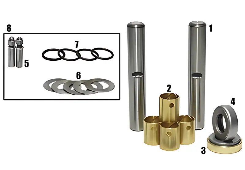 KIT Embuchamento VW 7100 8100 8140 Curvao — 2RD498629A