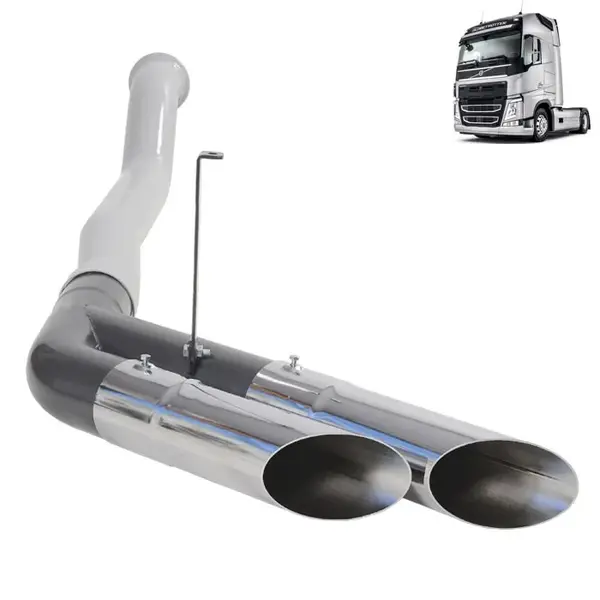 Kit Escapamento com Ponteira Dupla Americana Volvo FH 2021 LE