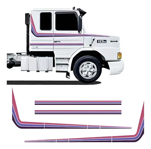 KIT Faixa 113 Roxo para Scania — SC113-94RX