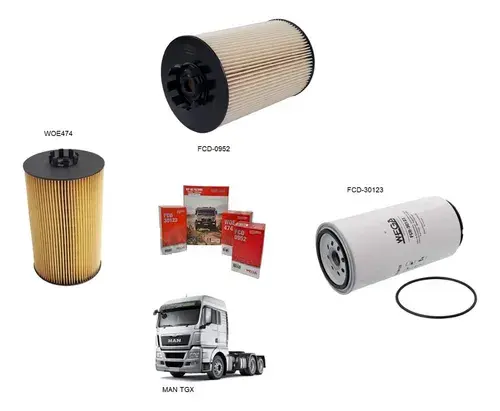 KIT Filtro para MAN TGX 28440 29440 29480 33440 — WKP763