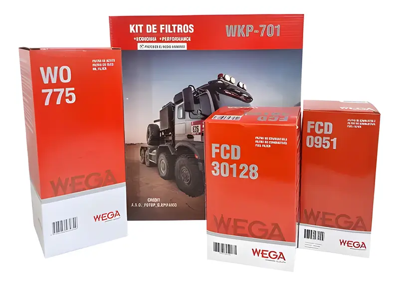 KIT Filtros para Scania P230 P270 P310 G340 G420 — WKP701