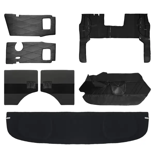 KIT Forro Capuz Console Porta Tapete Torpedo MB 1113 Alta
