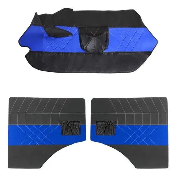 KIT Forro Capuz Porta Caminhão MB 1113 Veludo