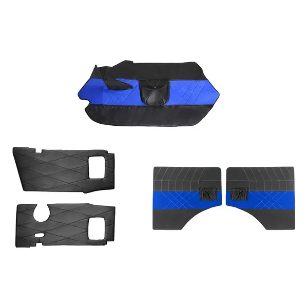 KIT Forro Capuz Porta Torpedo Caminhão MB 1113 Veludo