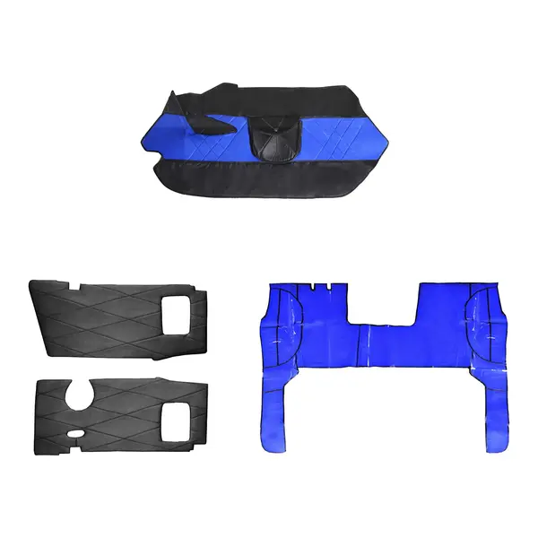 KIT Forro Capuz Tapete Torpedo Caminhão MB 1113 Veludo