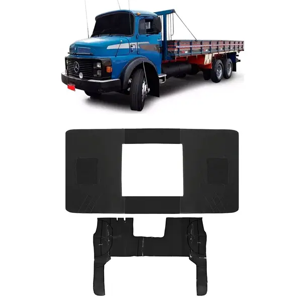 KIT Forro Tapete Teto Caminhão MB 1113 1114 2013 em Veludo