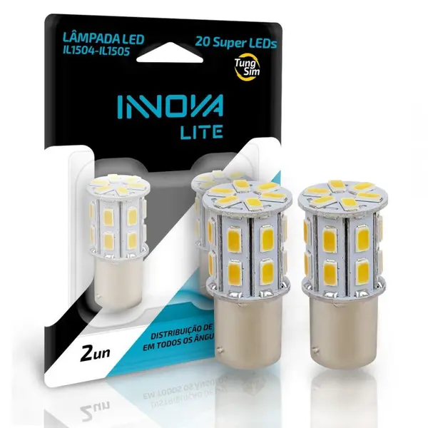 KIT LED 1 Polo 24V P21W Tungsim Caminhao Onibus — IL1504